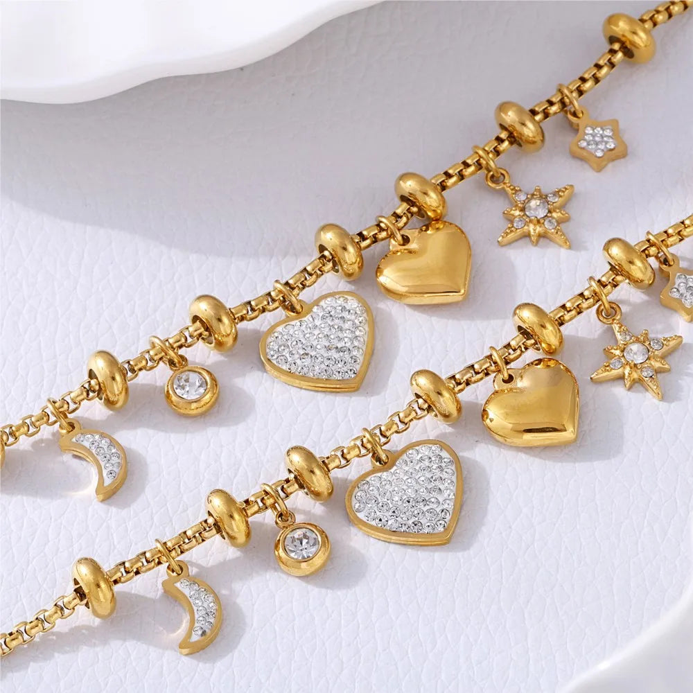 Charm heart Stainless Steel