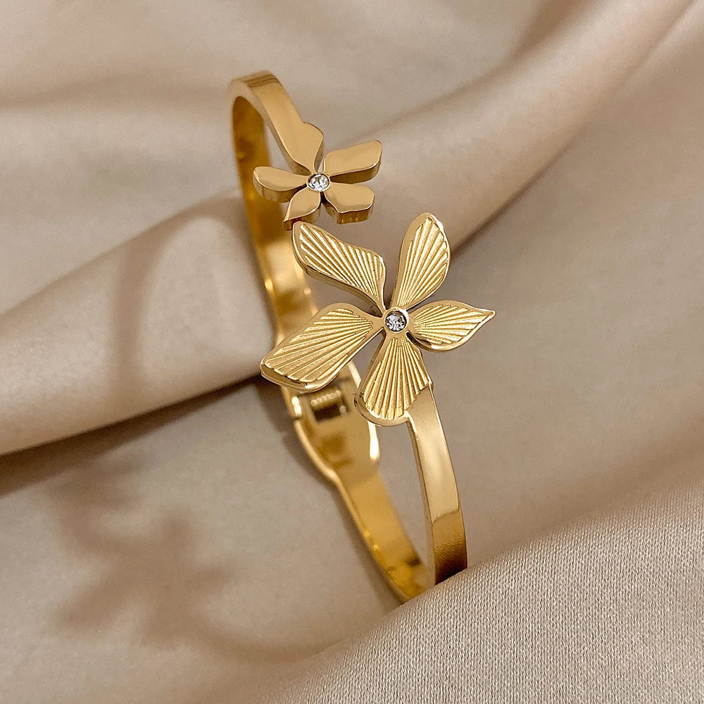 bracalete acero stainlees steel gold summer girl trends