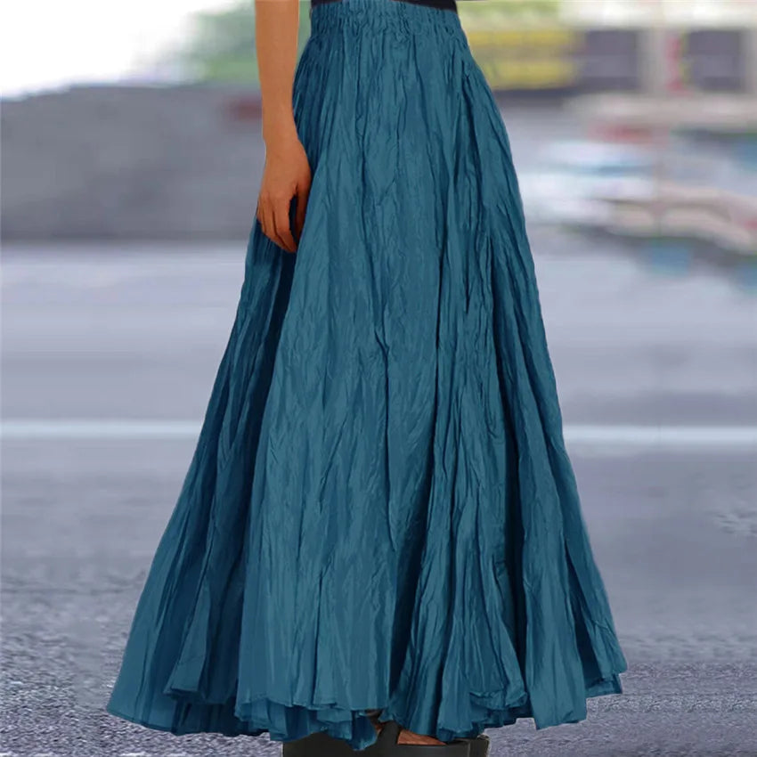 falda estrujada de moda 2025