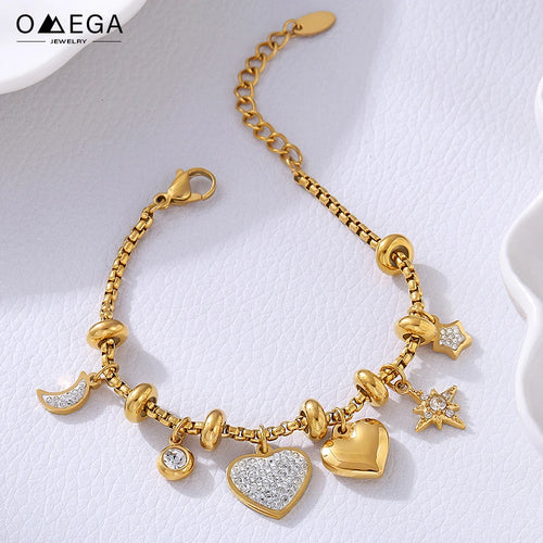 Charm heart Stainless Steel