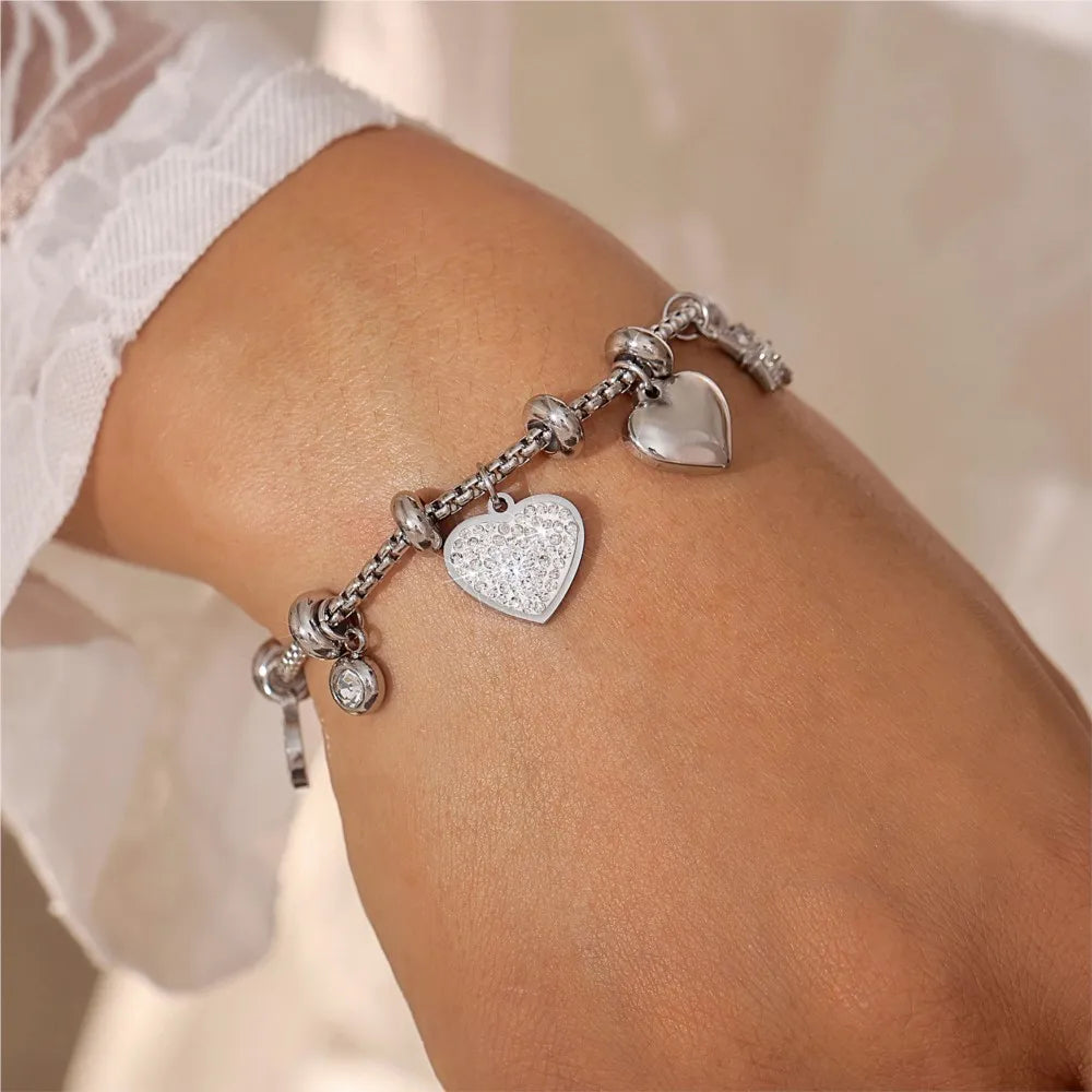 Charm heart Stainless Steel