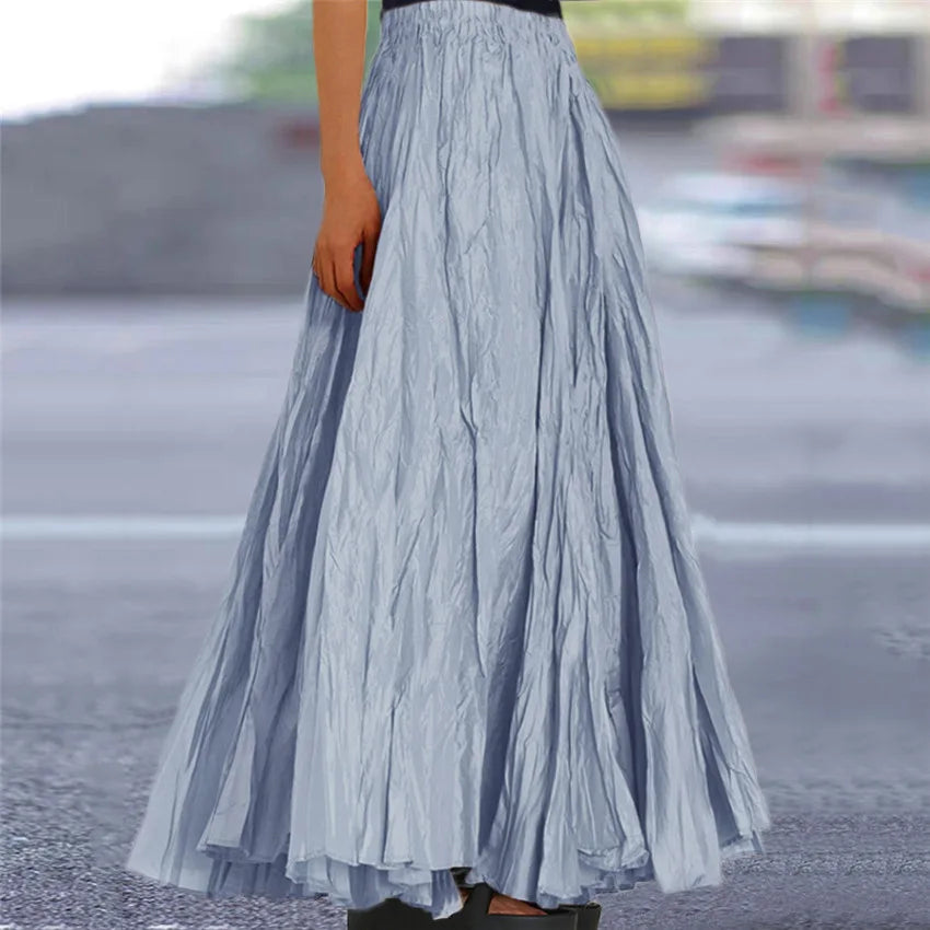 falda estrujada de moda 2025