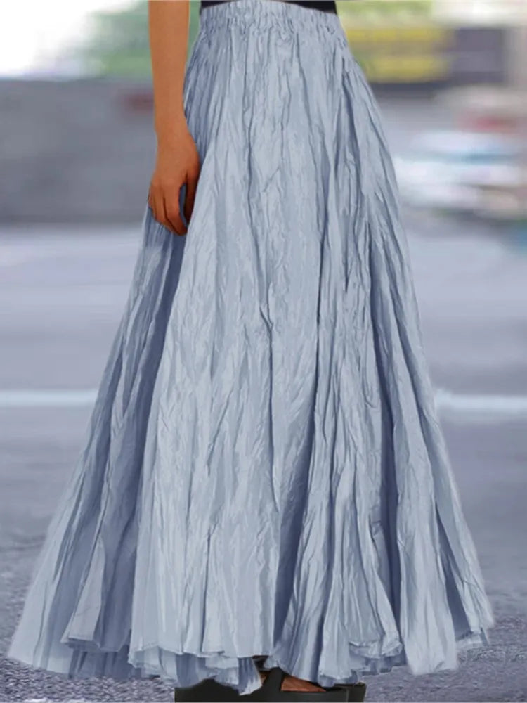 falda estrujada de moda 2025