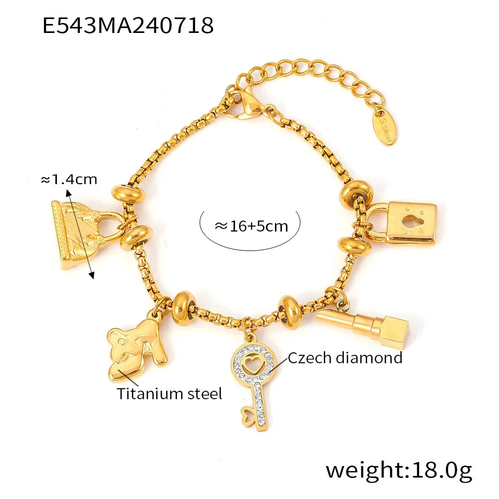 Charm heart Stainless Steel