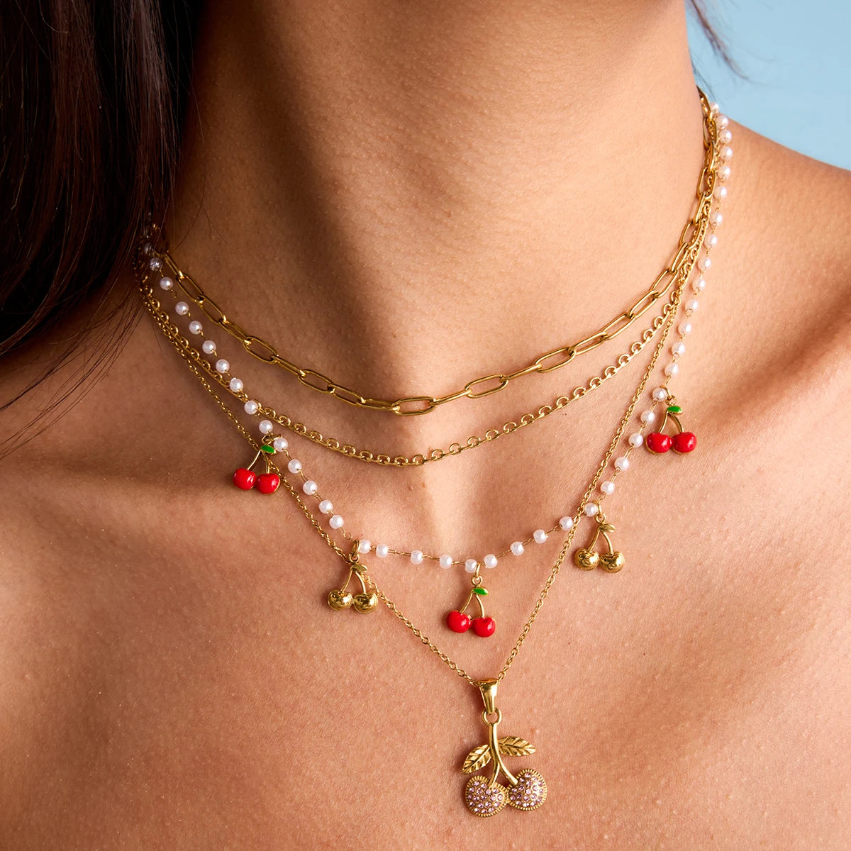 Cherry and pearl