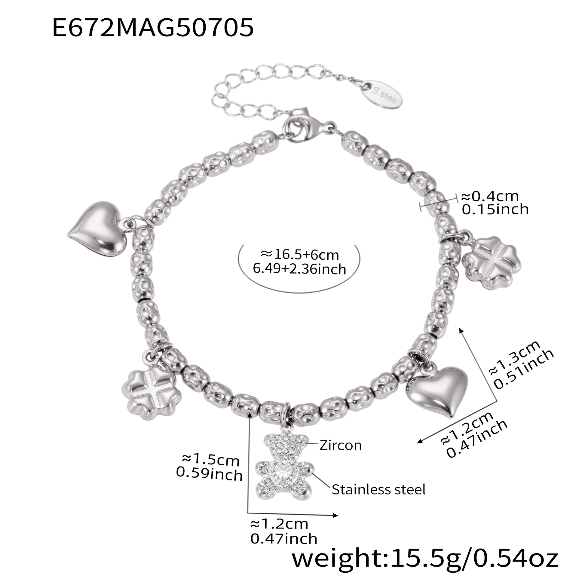 Pulsera gold and platinum