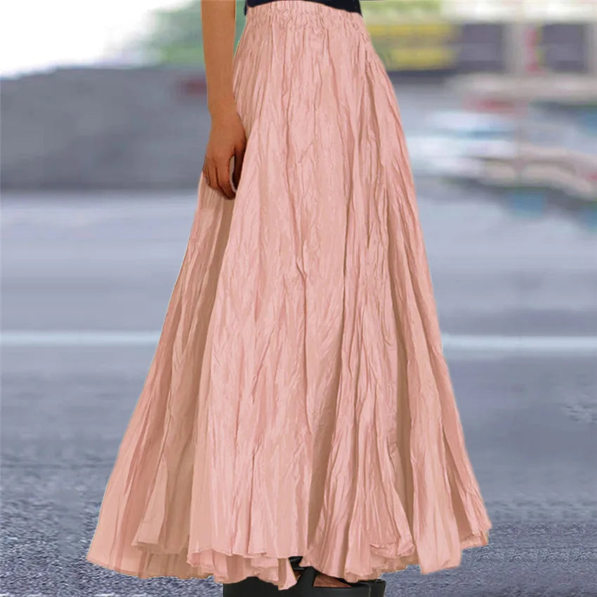 falda estrujada de moda 2025