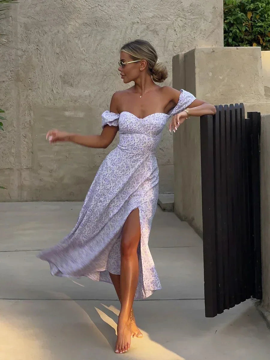 floral chic vestido