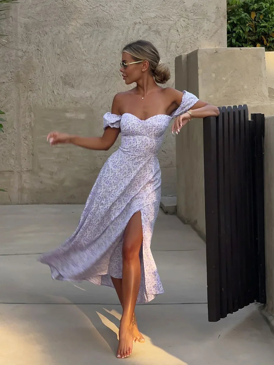 floral chic vestido