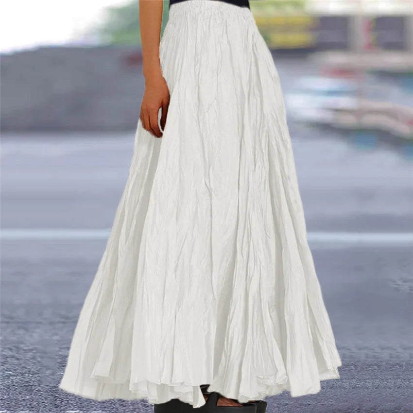 falda estrujada de moda 2025
