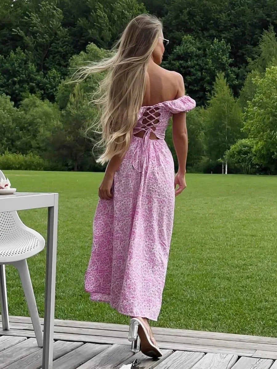 floral chic vestido