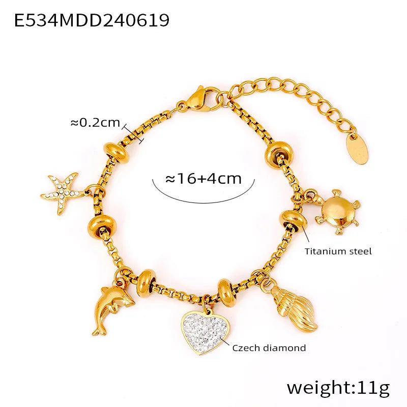 Charm heart Stainless Steel