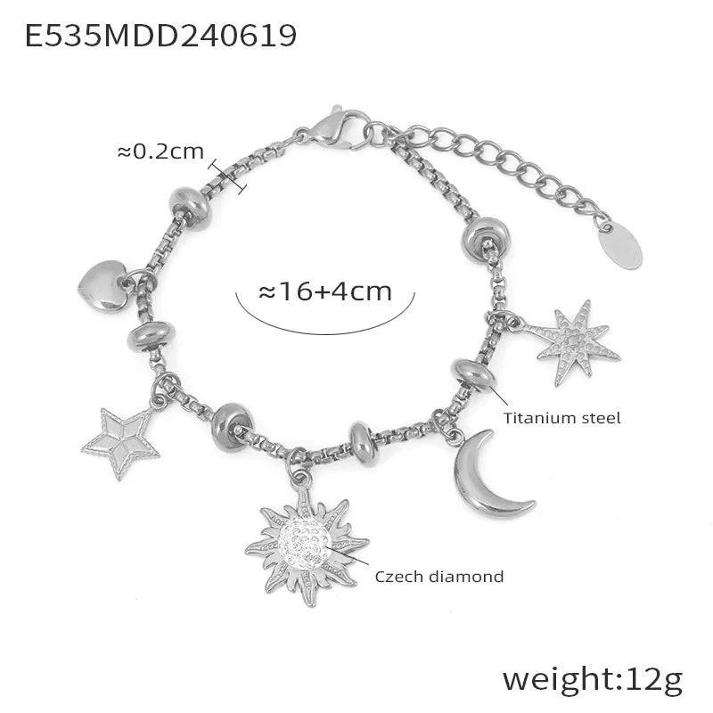 Charm heart Stainless Steel