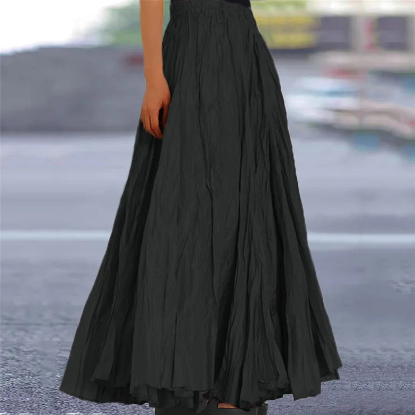 falda estrujada de moda 2025