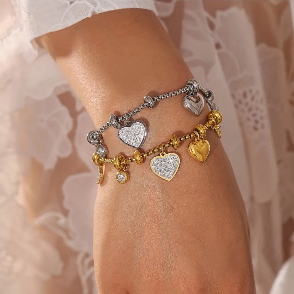 Charm heart Stainless Steel