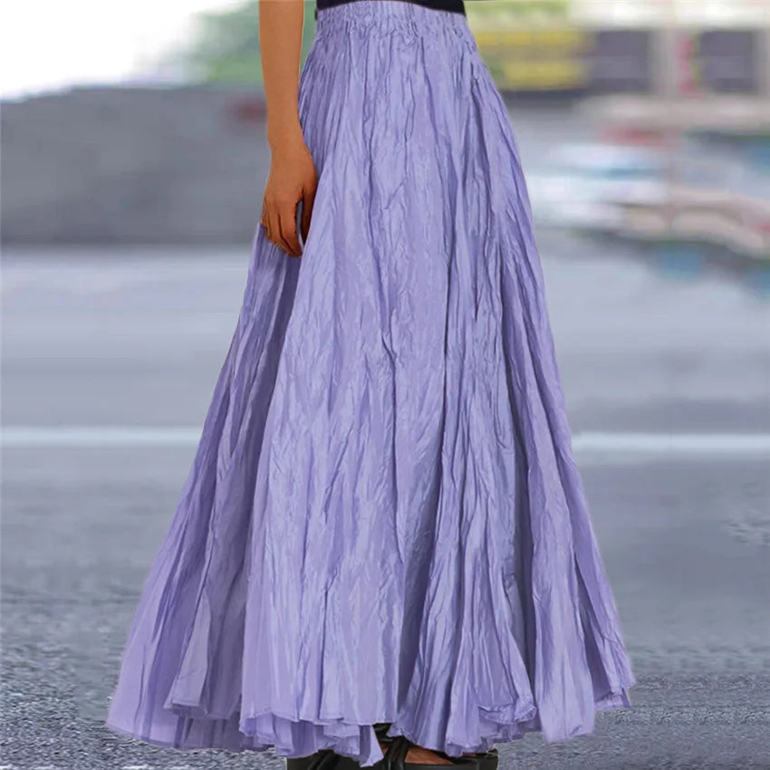 falda estrujada de moda 2025