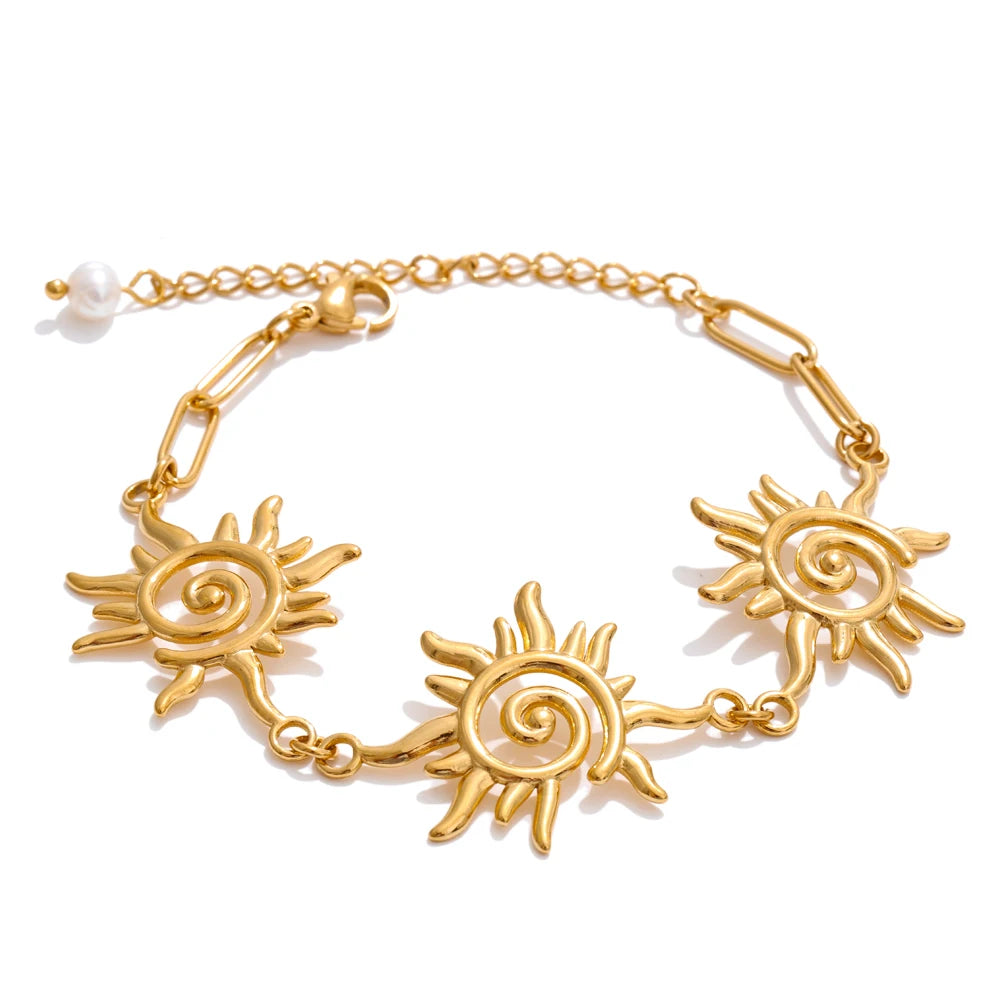 collar de sol y pulsera de muñeca de Verano